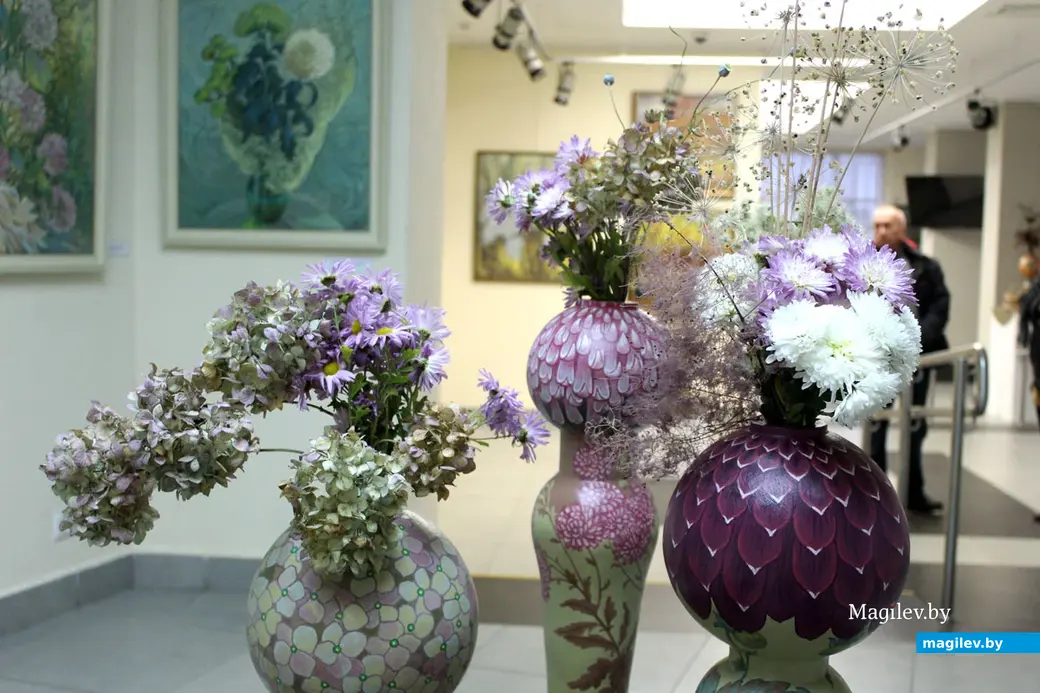 Арт-проект «Клумбавосень» Марины Нестерук. Выставочный зал, Могилев 16 ноября.