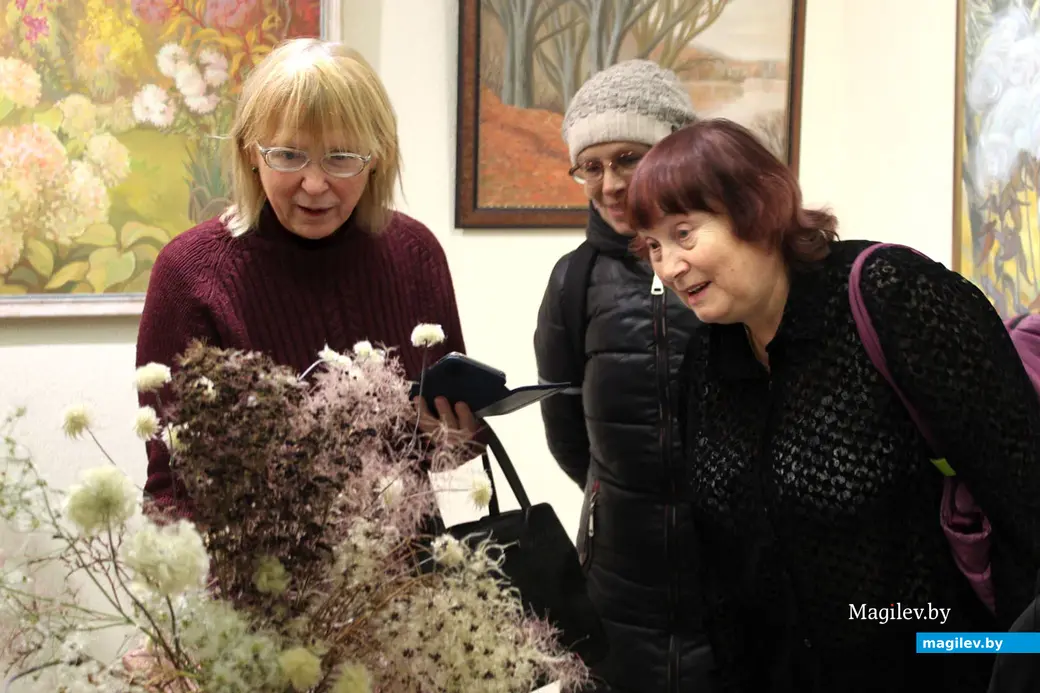 Арт-проект «Клумбавосень» Марины Нестерук. Выставочный зал, Могилев 16 ноября.