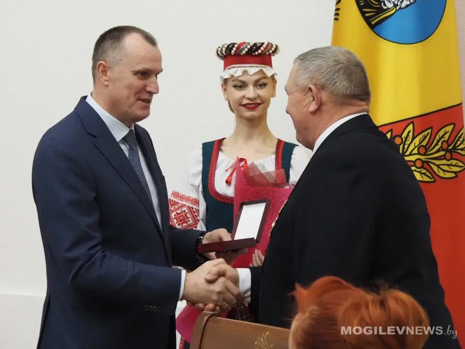 Торжественный прием по случаю Дня работников сельского хозяйства и перерабатывающей промышленности в Могилевском облисполкоме. Фото Анастасии Комковой.