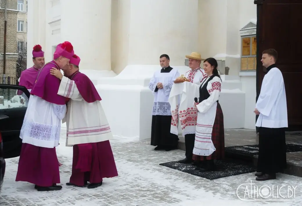 Апостальскі нунцый Антэ Ёзіч наведаў Магілёў з афіцыйным візітам. 20.11.2022. Фото: catholic.by