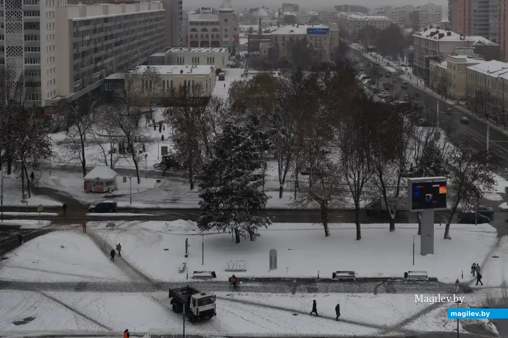 Ноябрь 2022 г. Могилев в снегу