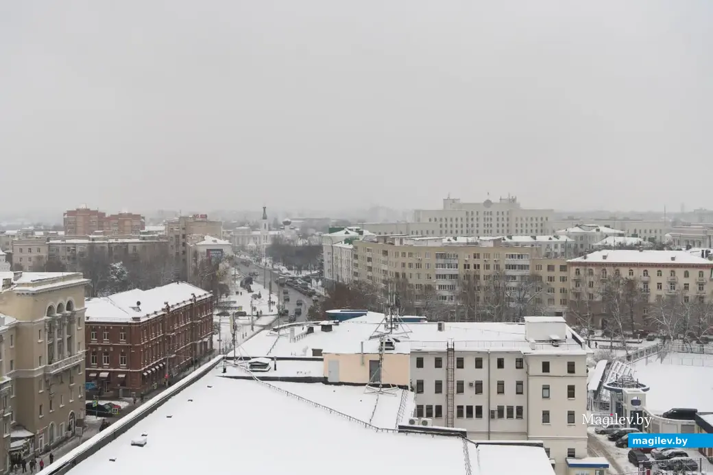 Ноябрь 2022 г. Могилев в снегу