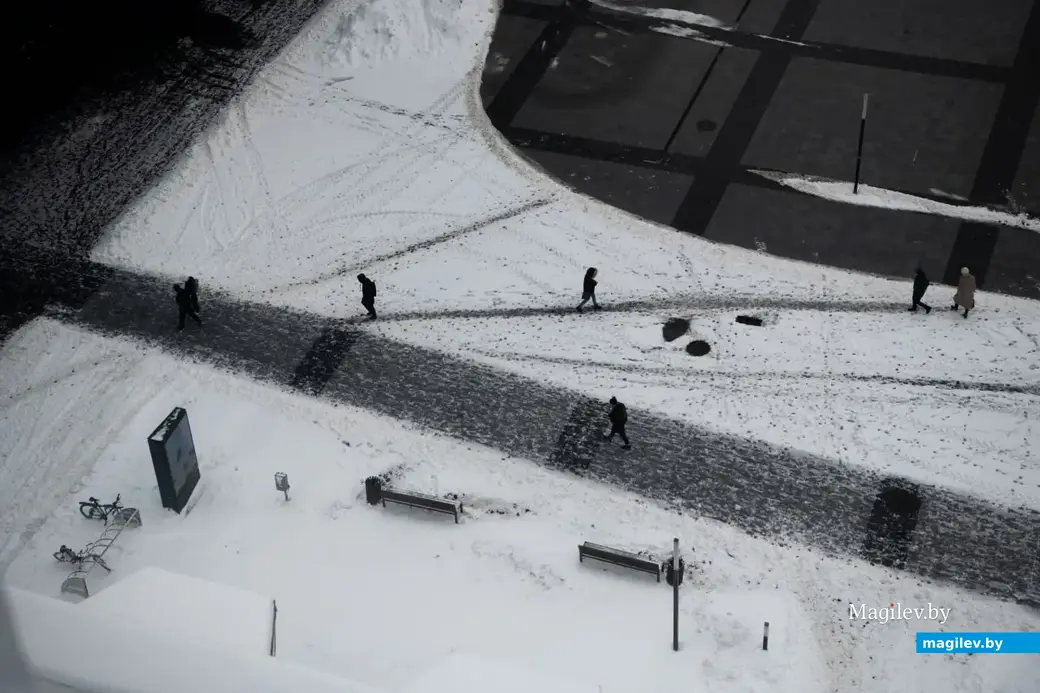 Ноябрь 2022 г. Могилев в снегу