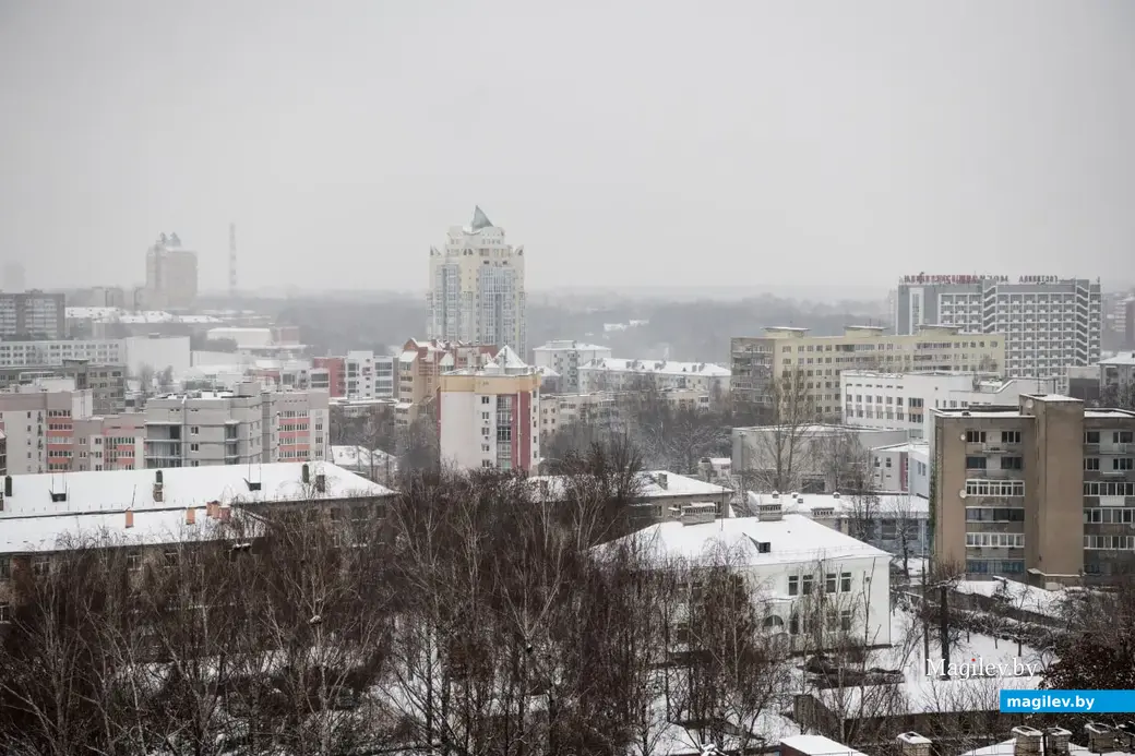 Ноябрь 2022 г. Могилев в снегу