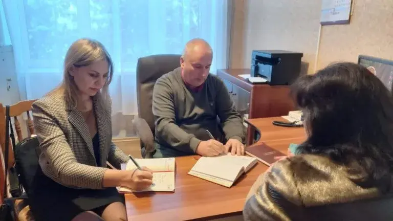 Во время правового приема. Фото: сайт mogilev.1prof.by