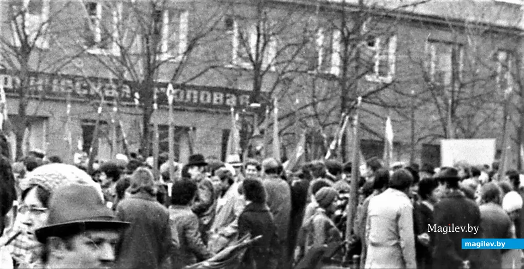 Студенческая столовая по проспекту Мира. Могилев, 1970-е годы.