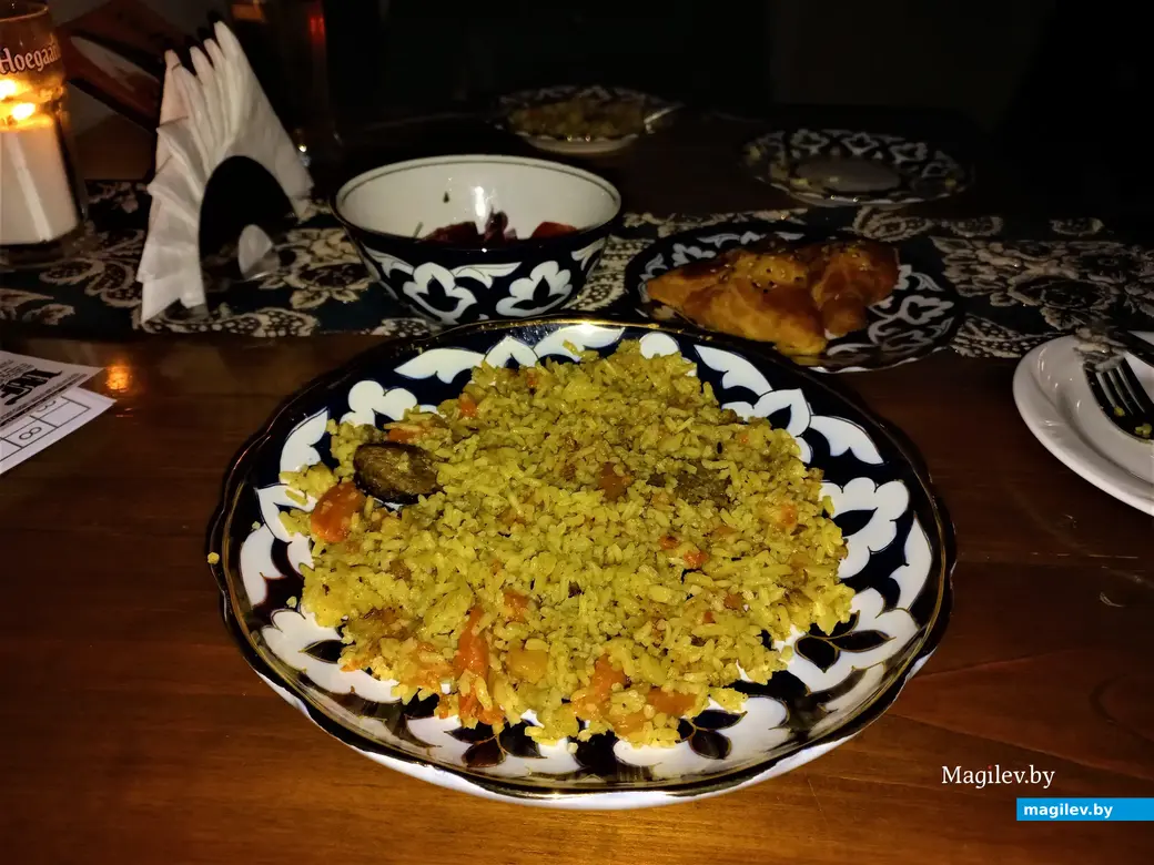 Могилев, «Гастрофест-2023», пивной ресторан «Бирария». Азиатский плов.