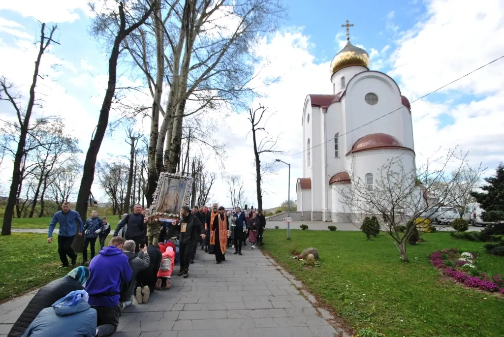 Крестный ход из Могилева в Белыничи 23-24 апреля 2023 г. Фото: mogeparhia.by