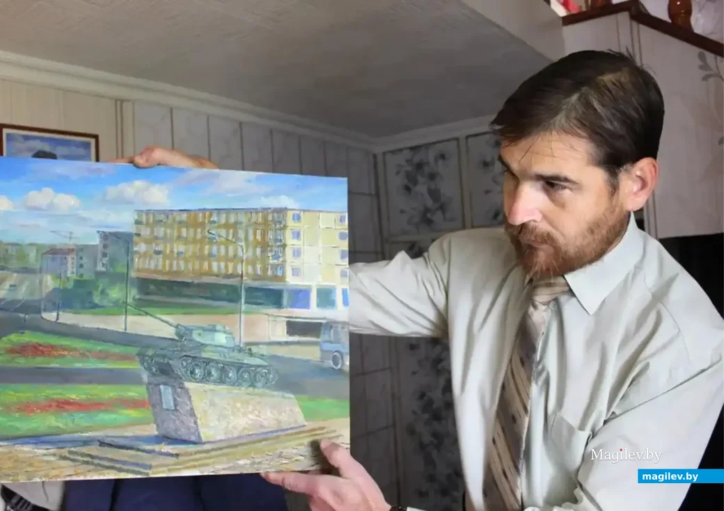 Могилевский художник Сергей Киселев. Сентябрь 2022 года.