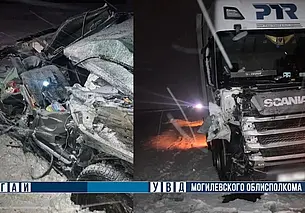 В Могилевском районе иномарка столкнулась с грузовиком: погибла 18-летняя пассажирка