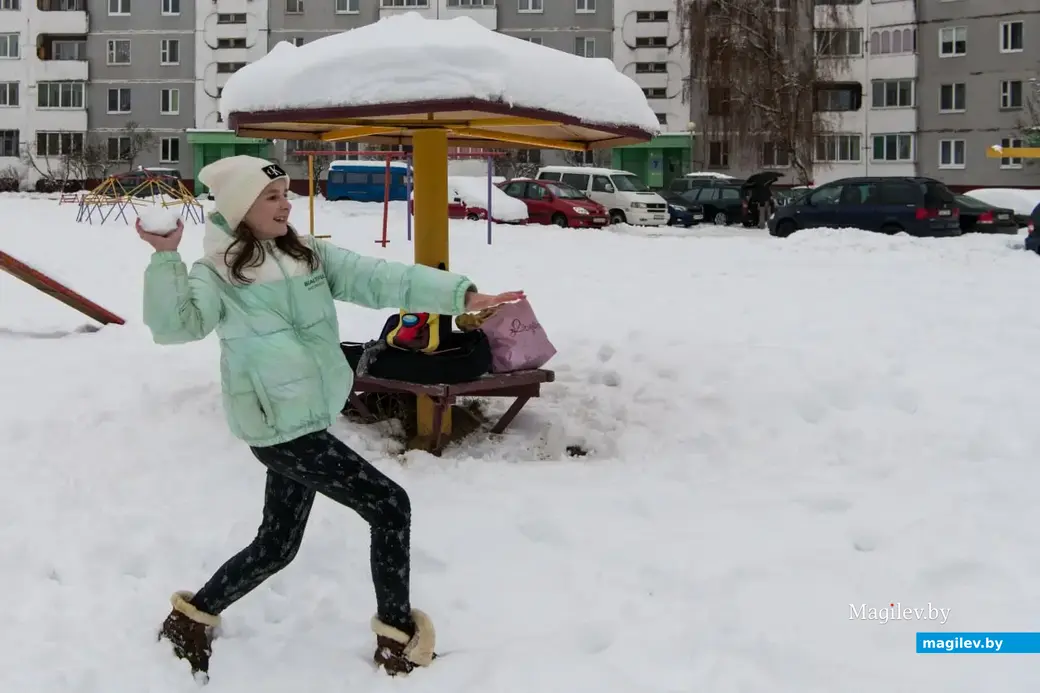 Ноябрь 2022 г. Могилев и могилевчане готовы к зиме - за ноябрь к снегу привыкли