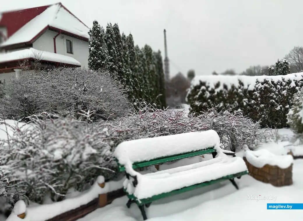 Туристско-развлекательный комплекс «Белорусская этнографическая деревня ХIХ века» в Буйничах Могилевского района. 26 ноября 2022 года.