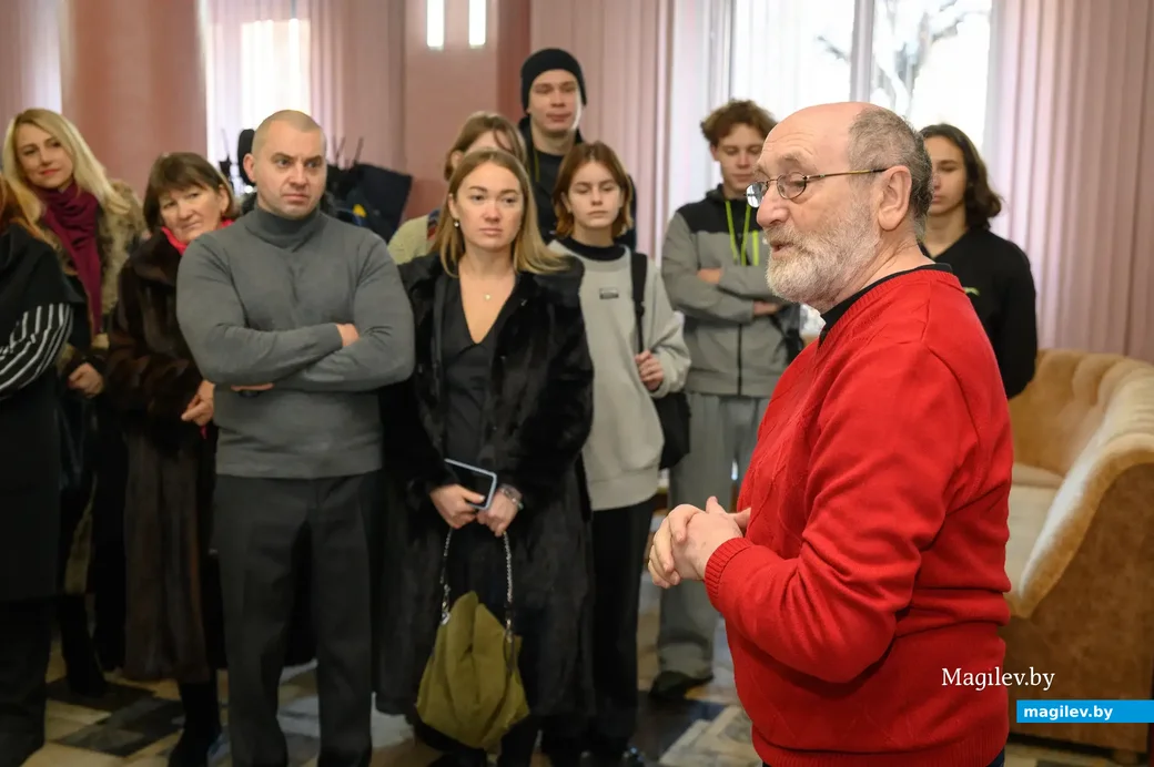 01.12.2022. Бобруйск. Наум Сандомирский на презентации и показе документального фильма "Аллея