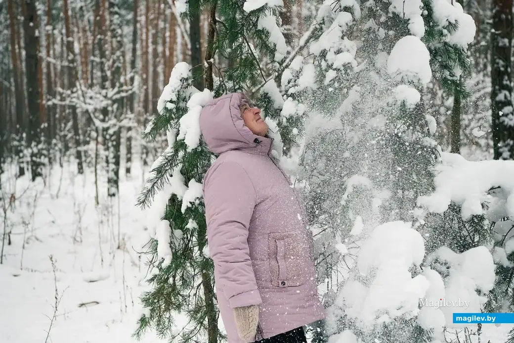 Декабрь 2022 г. Зима в деревне на Могилевщине