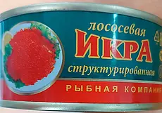 Запрещена к реализации в Беларуси икра лососевая структурированная российского производства
