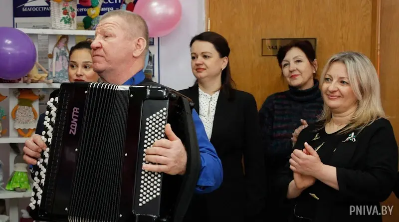 Торжественное открытие социального пункта в агрогородке Сидоровичи. Могилевский район, 6.12.2022 г. Фото: pniva.by