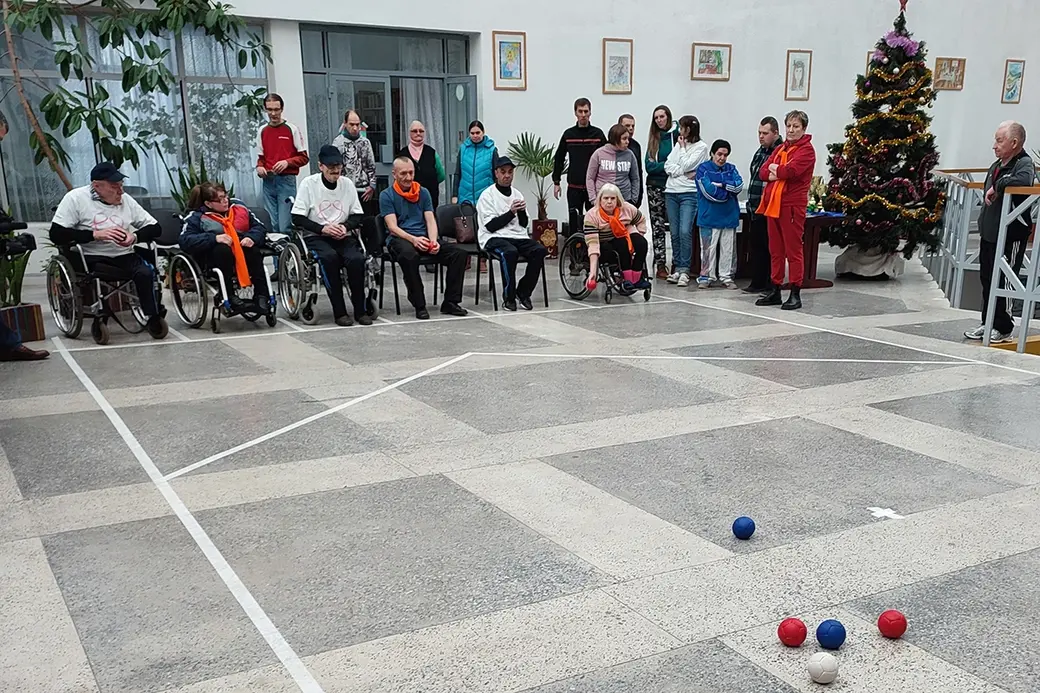 Открытые городские соревнования для людей с инвалидностью «День спорта». Могилев, 7.12.2022 г. Фото: MyCity.by