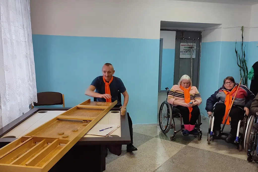 Открытые городские соревнования для людей с инвалидностью «День спорта». Могилев, 7.12.2022 г. Фото: MyCity.by