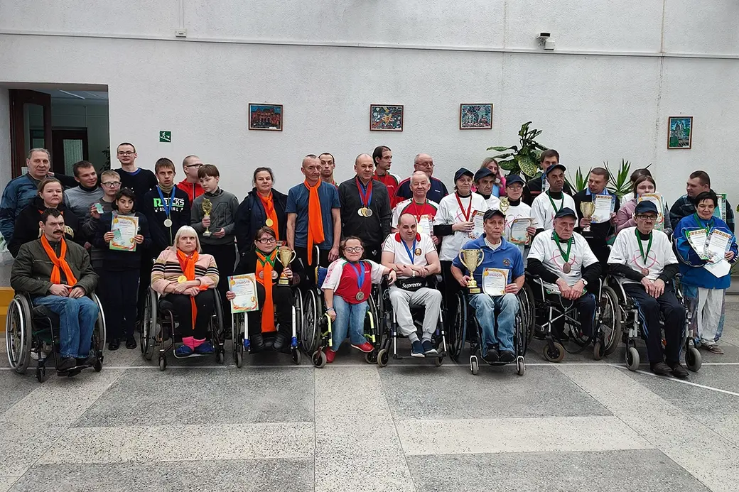 Открытые городские соревнования для людей с инвалидностью «День спорта». Могилев, 7.12.2022 г. Фото: MyCity.by