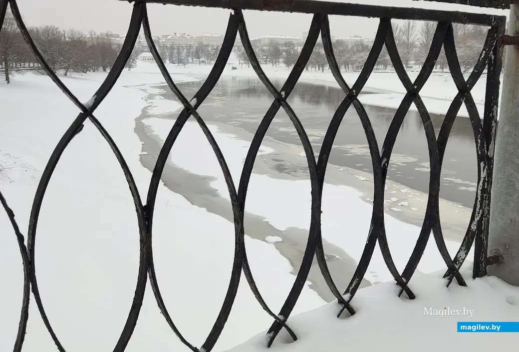 Снежное очарование Могилева. Пушкинский проспект. 11.12.2022 г