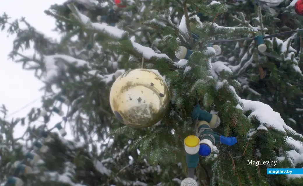 Снежное очарование Могилева. Пушкинский проспект. 11.12.2022 г