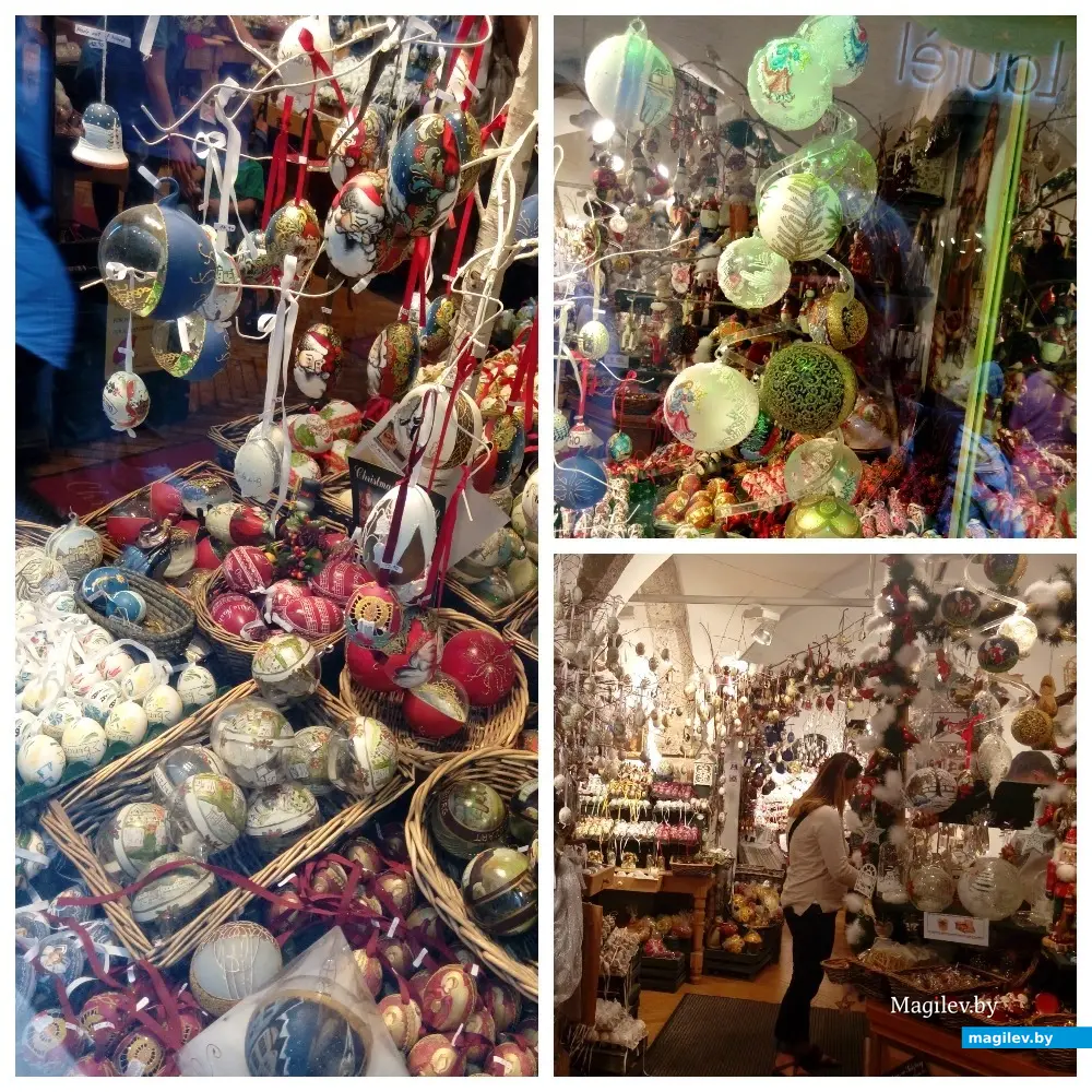 В магазине «Christmas in Salzburg». Зальцбург, Австрия. Сентябрь 2019 г.