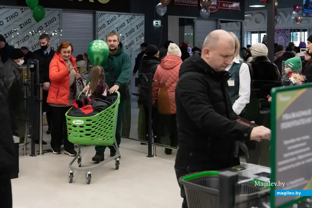 14.12.2022 г. Могилев, ул. Белинского. Открытие гипермаркета «Гринвич» сети Green