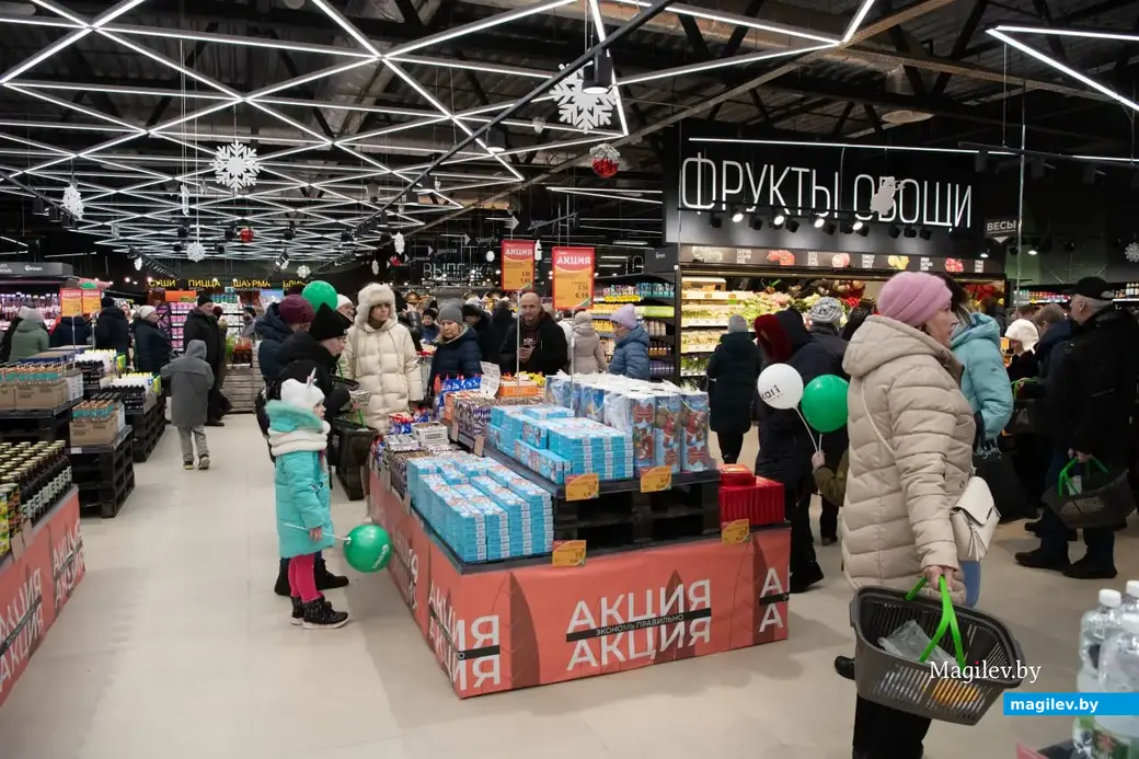 14.12.2022 г. Могилев, ул. Белинского. Открытие гипермаркета «Гринвич» сети Green