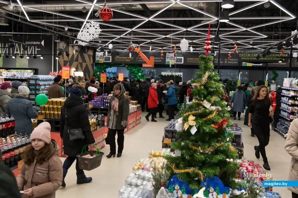 14.12.2022 г. Могилев, ул. Белинского. Открытие гипермаркета «Гринвич» сети Green