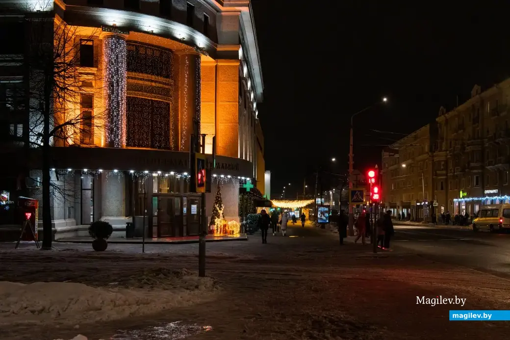 Декабрь 2022 г. Могилев, центр. Город готовится к Новому году