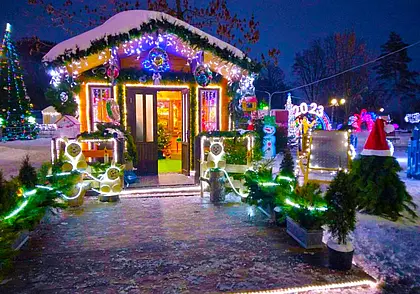 Домик Деда Мороза в Подниколье готов к встрече могилевской детворы. Фотофакт