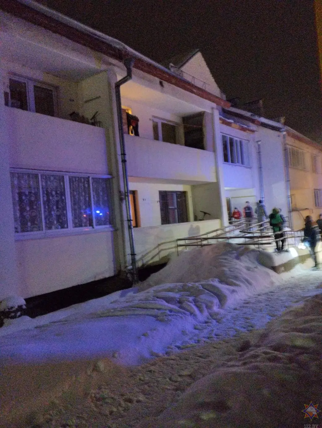 17 декабря 2022 года. Пожар в двухэтажном жилом доме по ул. Центральной агрогородка Восход.