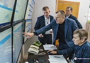 В Могилеве запустили систему мониторинга чистки улиц от снега