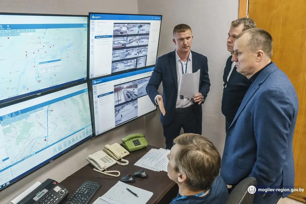 В Могилеве запустили систему мониторинга чистки улиц от снега