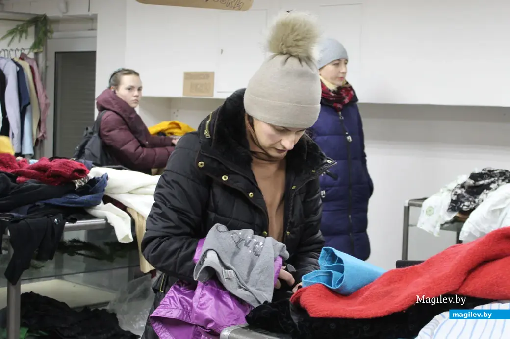 Фримаркет или бесплатная ярмарка в Могилеве. Декабрь 2022 года.