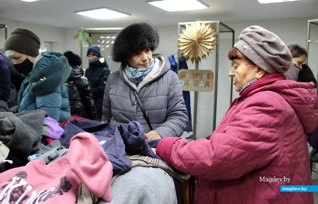 Фримаркет или бесплатная ярмарка в Могилеве. Декабрь 2022 года.