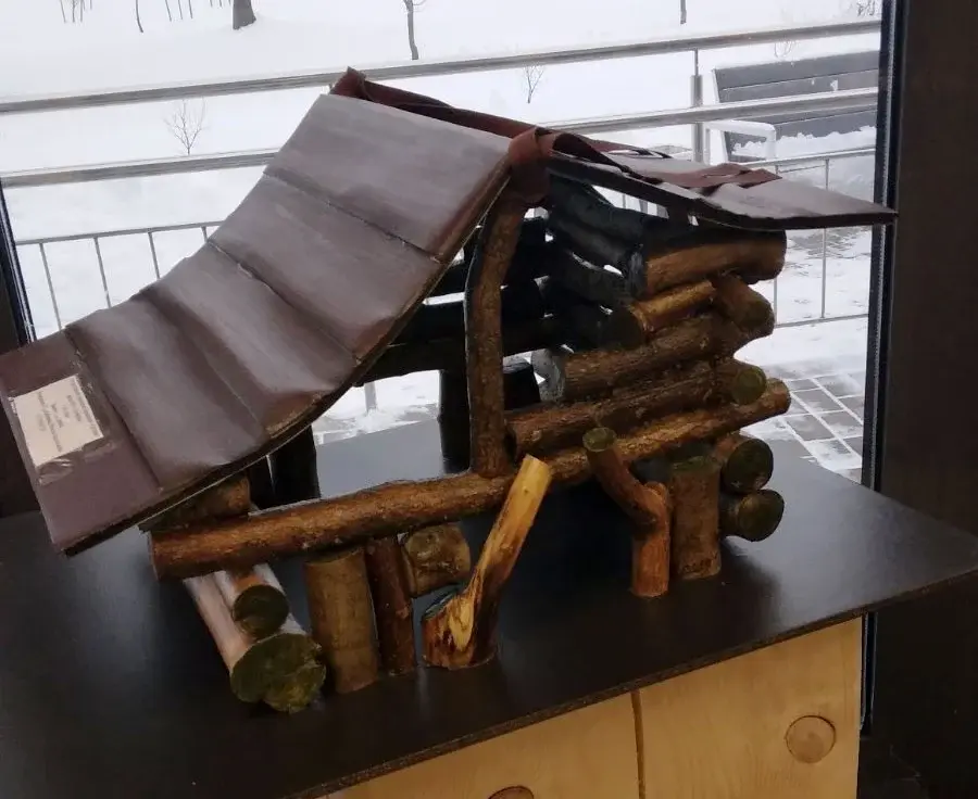 Конкурсная работа. Конкурс кормушек для птиц в парке Подниколья. Могилев декабрь 2022 года.