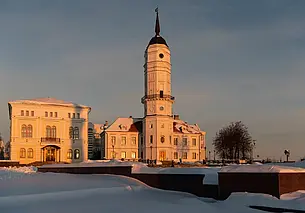 А зимой в Могилеве – живописные закаты. Полюбуемся?