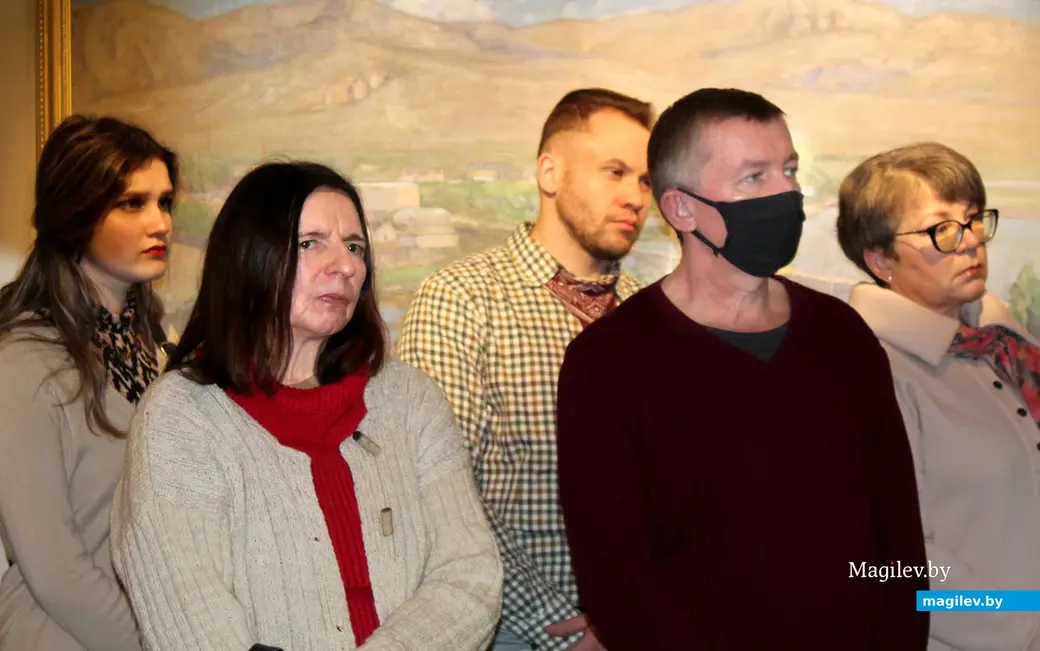 Гости музея Бялыницкого-Бирули. Могилев, декабрь 2022 год.