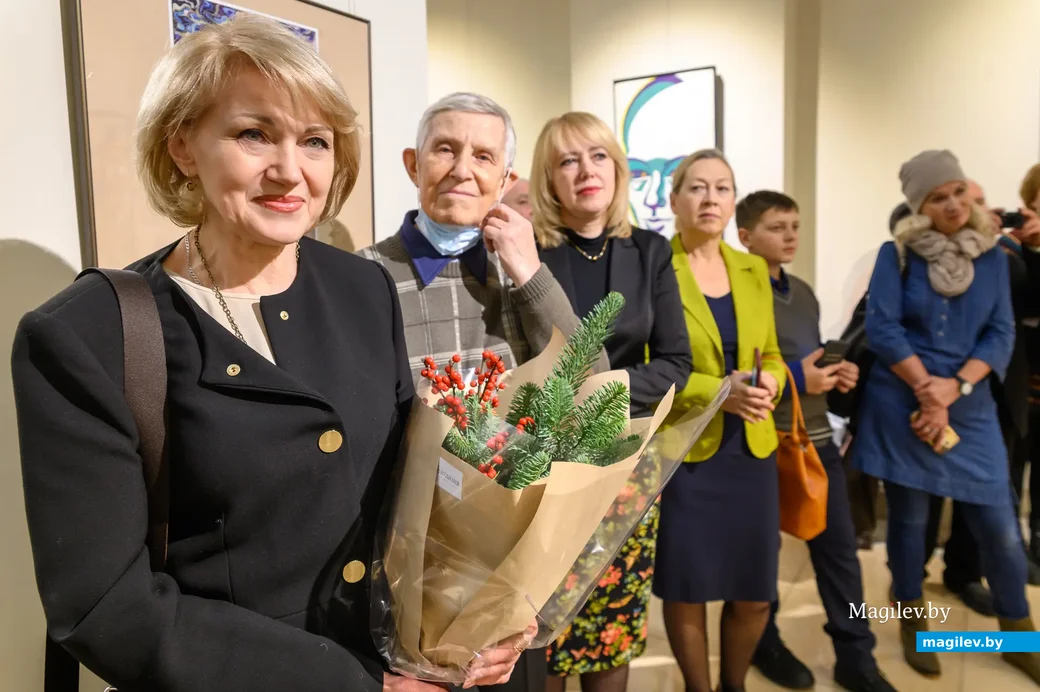 22.12.2022. Бобруйск. Открытие персональной выставки Тихона Абрамова в Бобруйском художественном