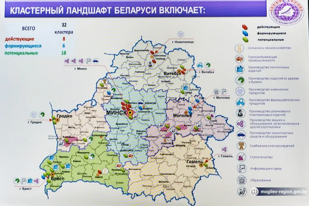 Республиканский семинар-совещание по вопросам кластерного развития экономики. Могилев, 22.12.2022 г. Фото: mogilev-region.gov.by