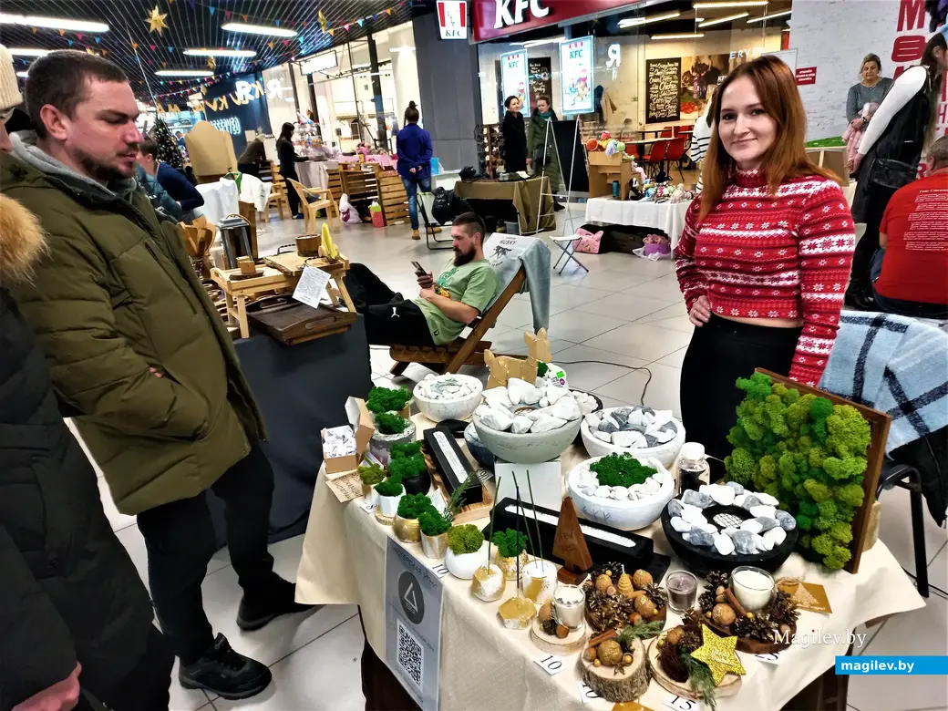 Ярмарка ремесленников «Klukva маркет». Могилев, торговый центр «Парк сити». 24.12.2022 г.