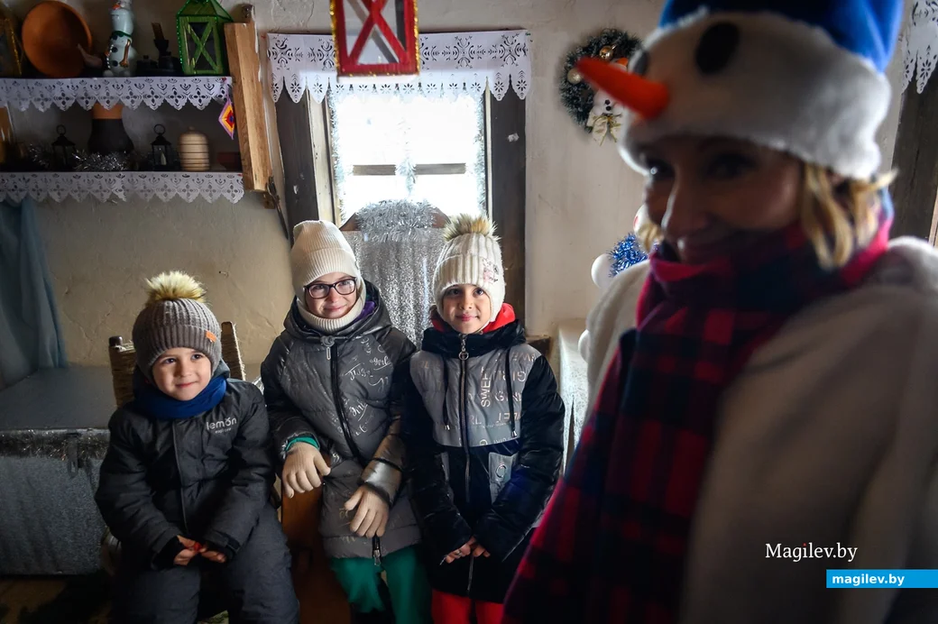 25.12.2022. Бобруйск. Открытие Усадьбы Деда Мороза в Центре ремесел поселка Глуша