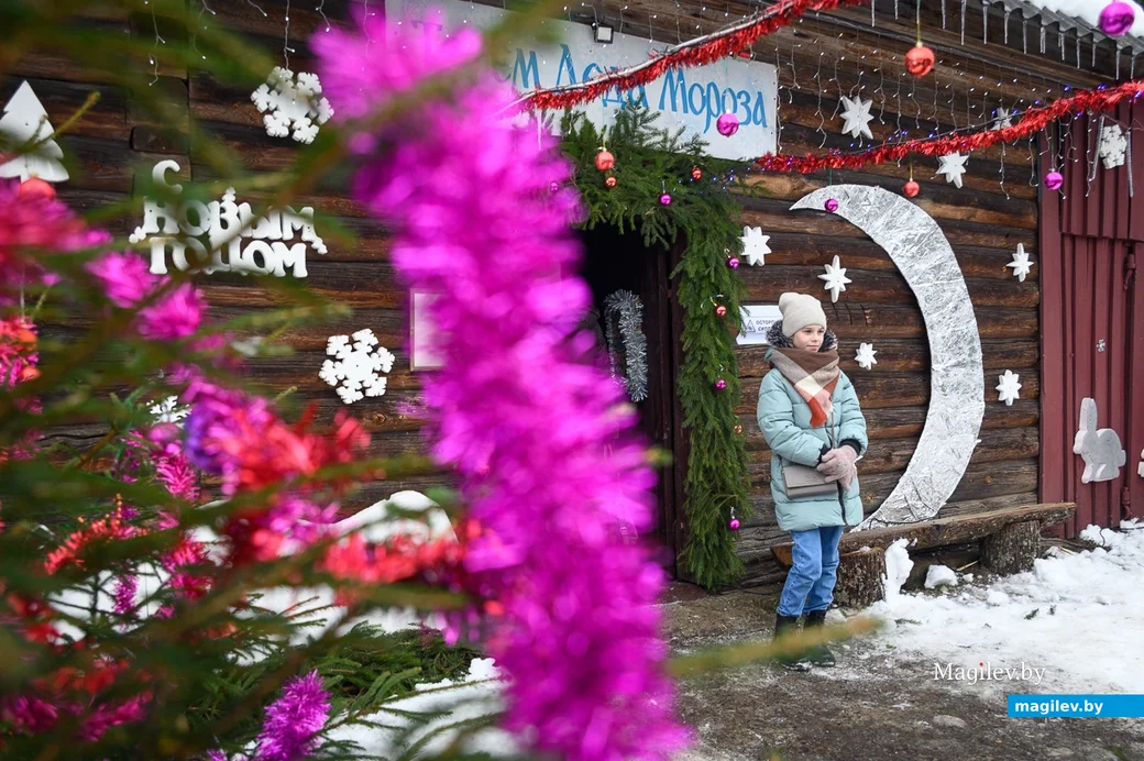 25.12.2022. Бобруйск. Открытие Усадьбы Деда Мороза в Центре ремесел поселка Глуша