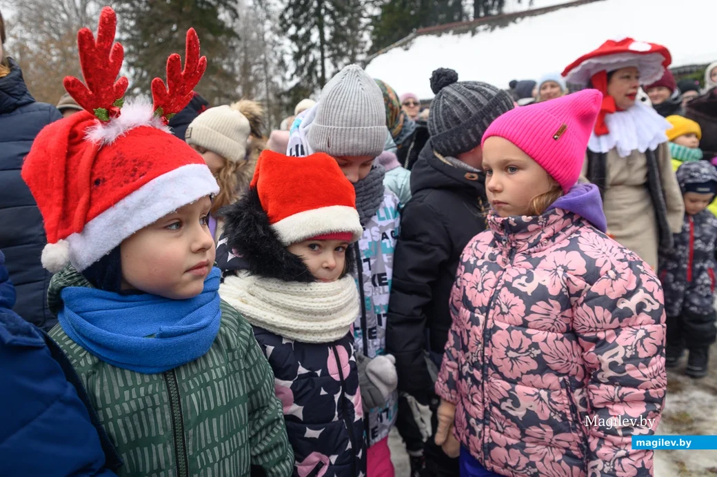 25.12.2022. Бобруйск. Открытие Усадьбы Деда Мороза в Центре ремесел поселка Глуша