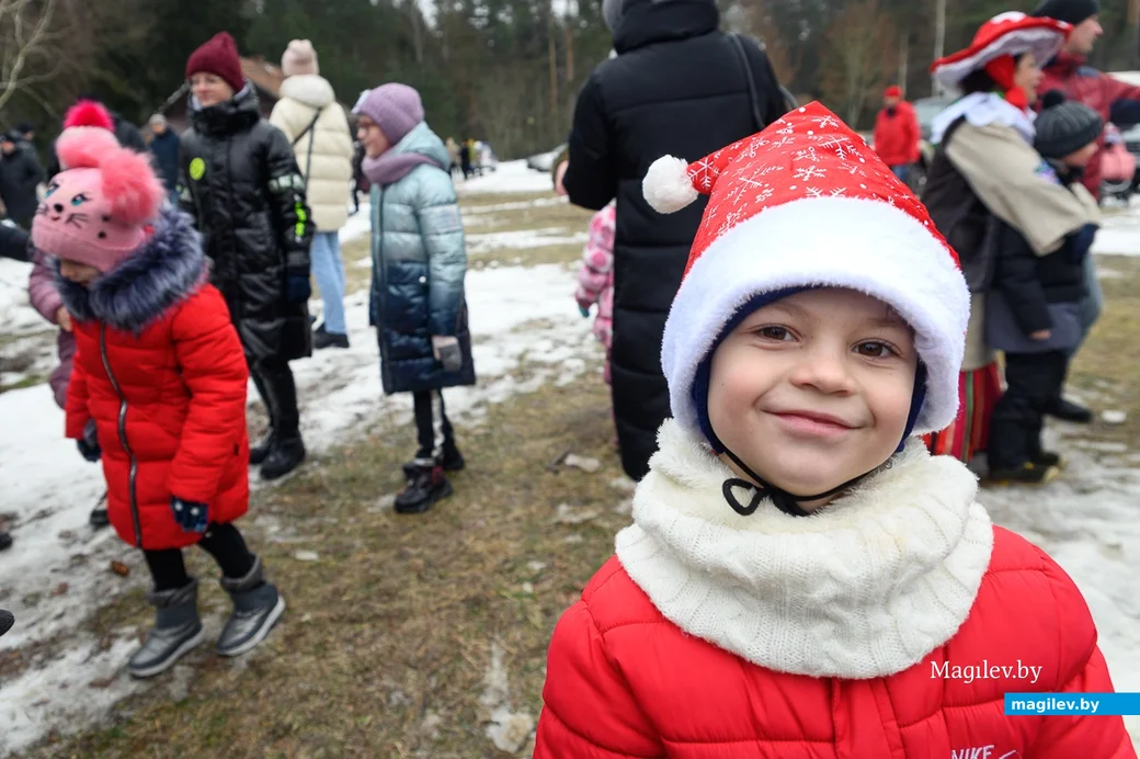 25.12.2022. Бобруйск. Открытие Усадьбы Деда Мороза в Центре ремесел поселка Глуша