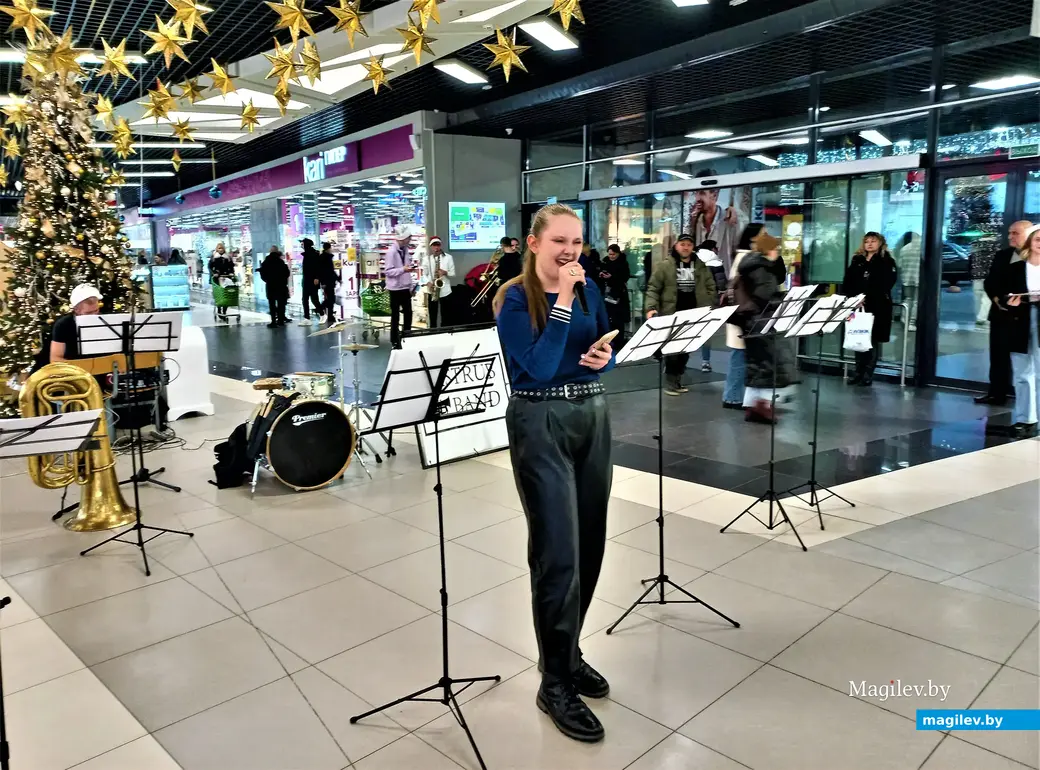 Выступает Ирина Шатрович. Могилев, 28.12.2022 года.