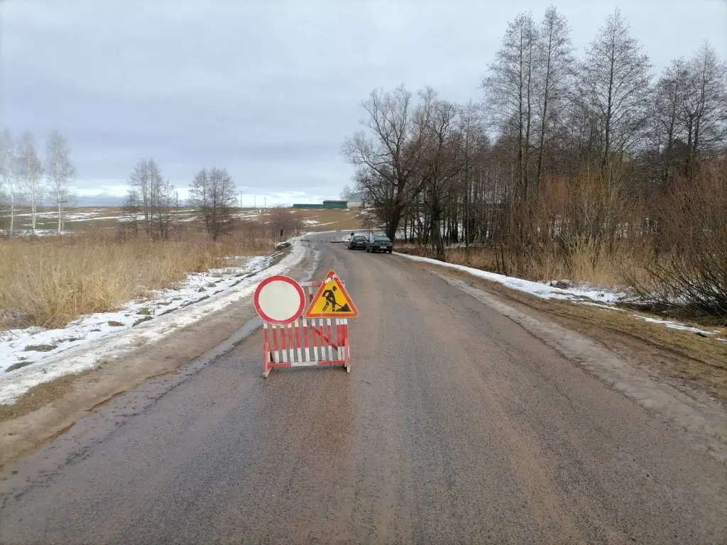 В Могилевской области подтопило два моста и три дороги. Фото МЧС