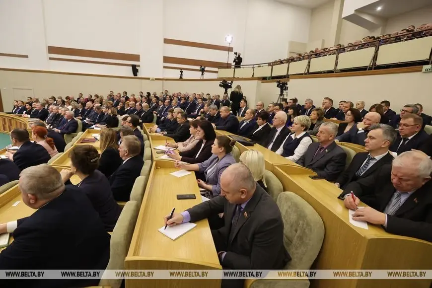 Встреча с активом Могилевской области. 6 января 2023 года. Фото Олега Фойницкого.