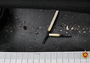 Личность вора установили по обгоревшей спичке